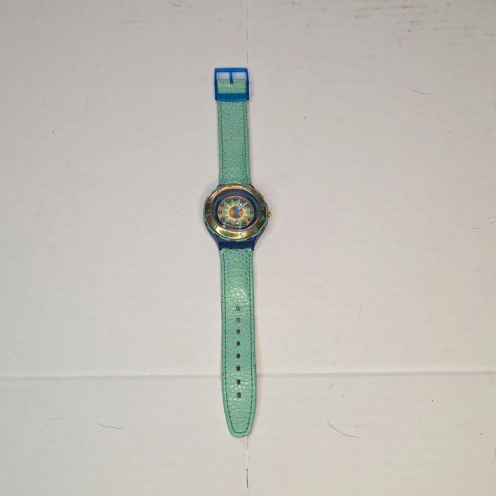 Swatch Vintage 1994 Y2K Scubba Watch Rare Retro